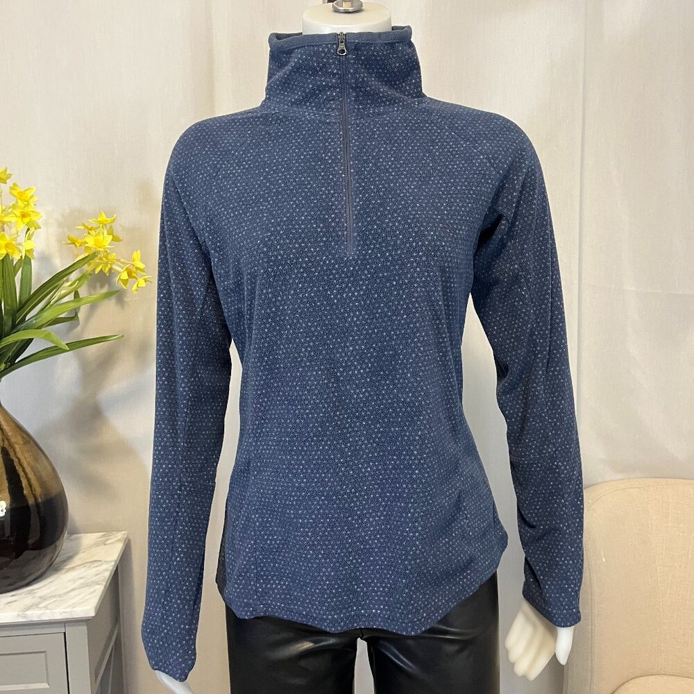 Women’s Glacial™ IV Print Half Zip Pullover Size S Blue Colour